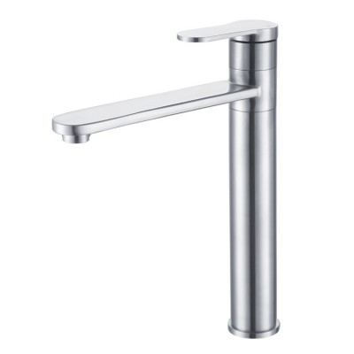 China Factory 360 Degrees SUS304 Stainless Steel Water Sink Taps Mixer Bathroom Wash Single Handle Ceramic Basin Faucet